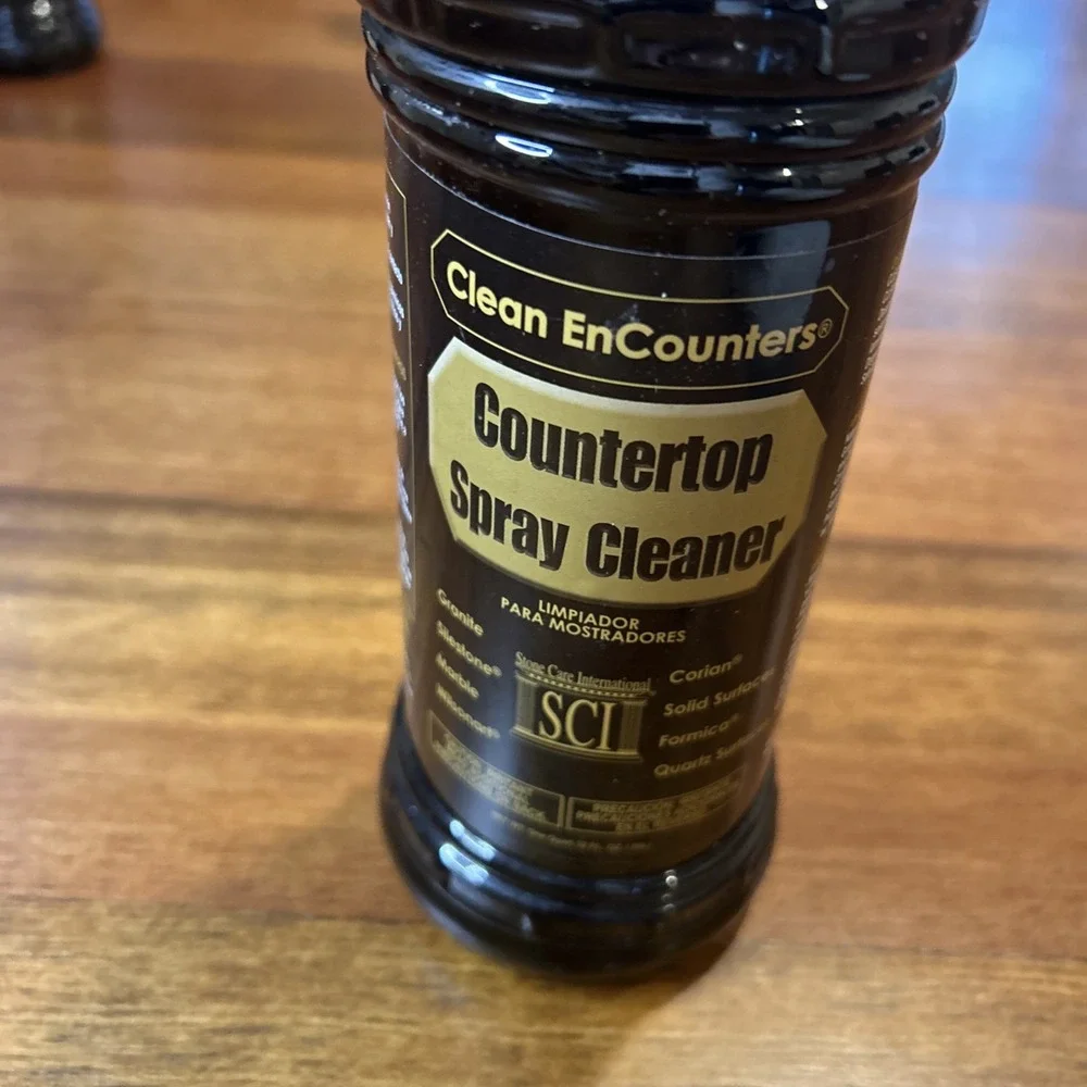 RARE SCI Clean Encounters Countertop Spray Cleaner 32oz With Sprayer mostly full